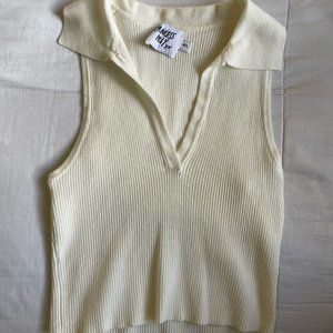 Princess Polly Patterson top in color white, size M/L